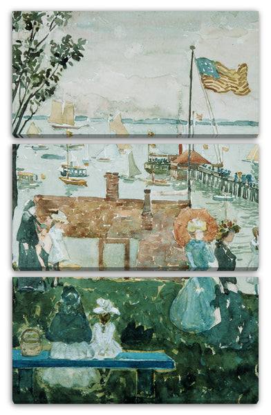 Leinwandbild Maurice Brazil Prendergast - Ausflügler, Nahant