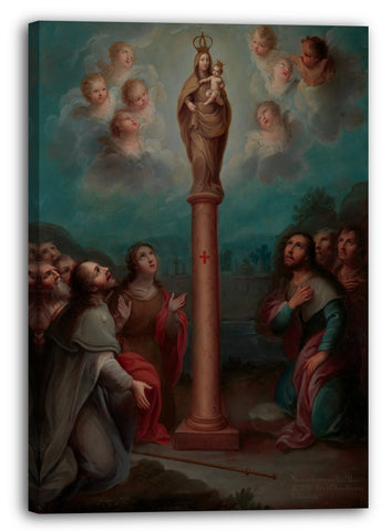 Leinwandbild Nicolás Enríquez - Die Erscheinung der Jungfrau von Pilar nach St. James