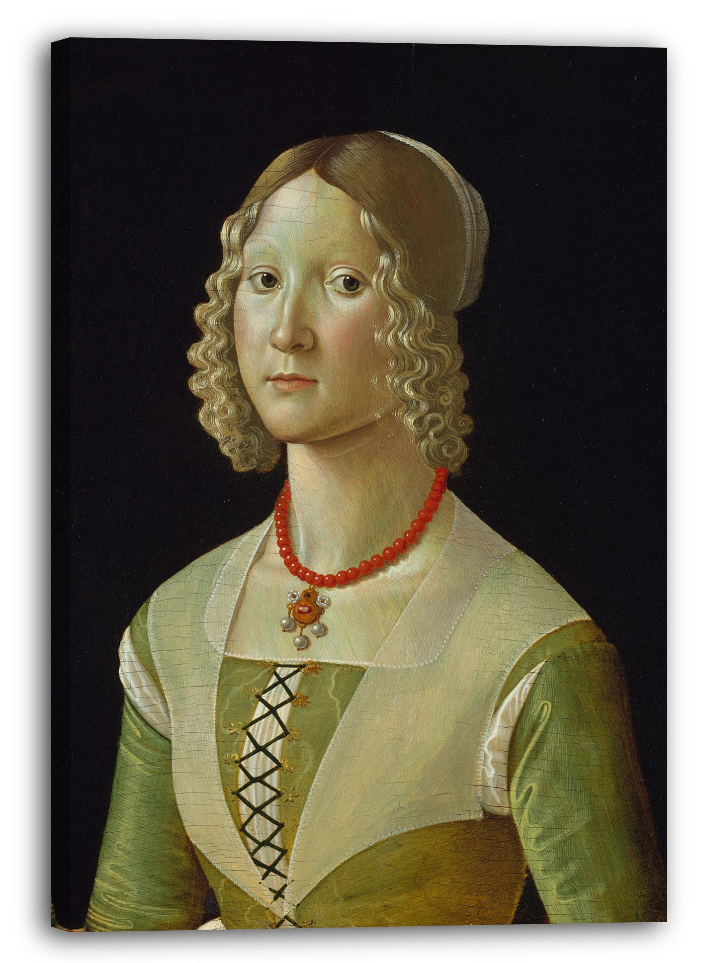 Leinwandbild Davide Ghirlandaio - Selvaggia Sassetti (geb. 1470)