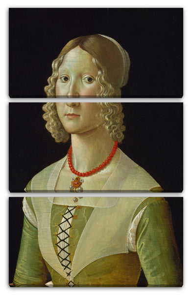 Leinwandbild Davide Ghirlandaio - Selvaggia Sassetti (geb. 1470)