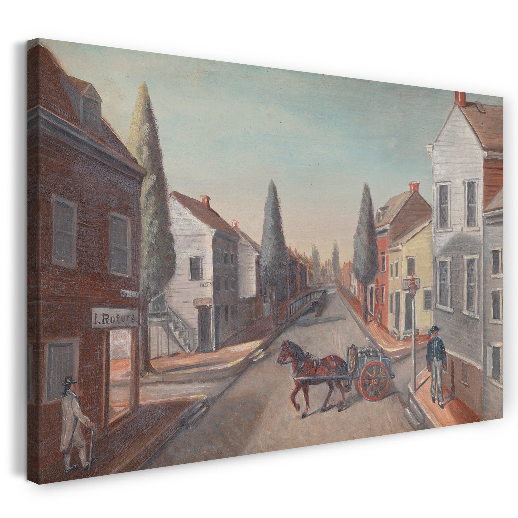 Leinwandbild William P. Chappel - Der Abwasserkanal