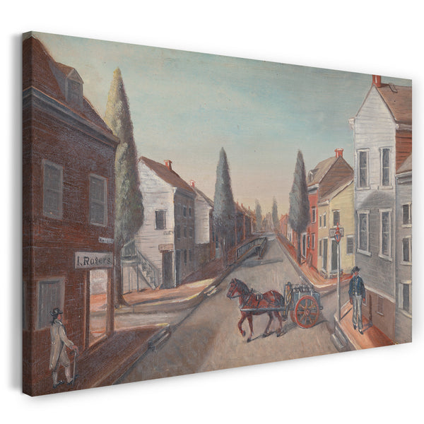Leinwandbild William P. Chappel - Der Abwasserkanal