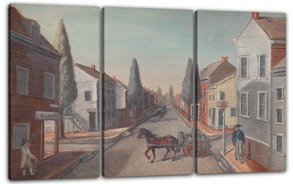 Leinwandbild William P. Chappel - Der Abwasserkanal