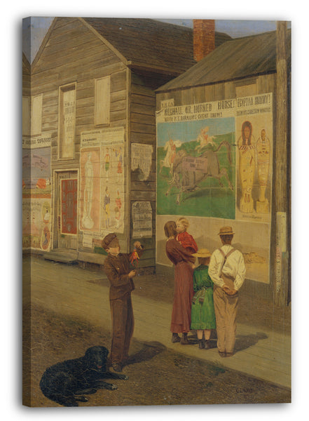 Leinwandbild Charles Caleb Ward - Kommende Ereignisse werfen ihre Schatten voraus