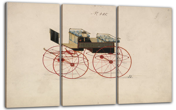 Leinwandbild Brewster & Co. - Design für 4-sitzigen Phaeton, kein Dach, Nr. 435