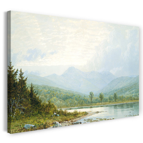 Leinwandbild William Trost Richards - Sonnenuntergang auf Berg Chocorua, New Hampshire