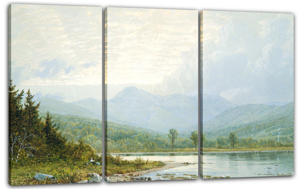 Leinwandbild William Trost Richards - Sonnenuntergang auf Berg Chocorua, New Hampshire