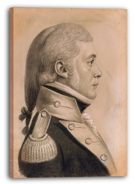 Leinwandbild Charles Balthazar Julien Févret de Saint-Mémin - Färber Sharp Wynkoop