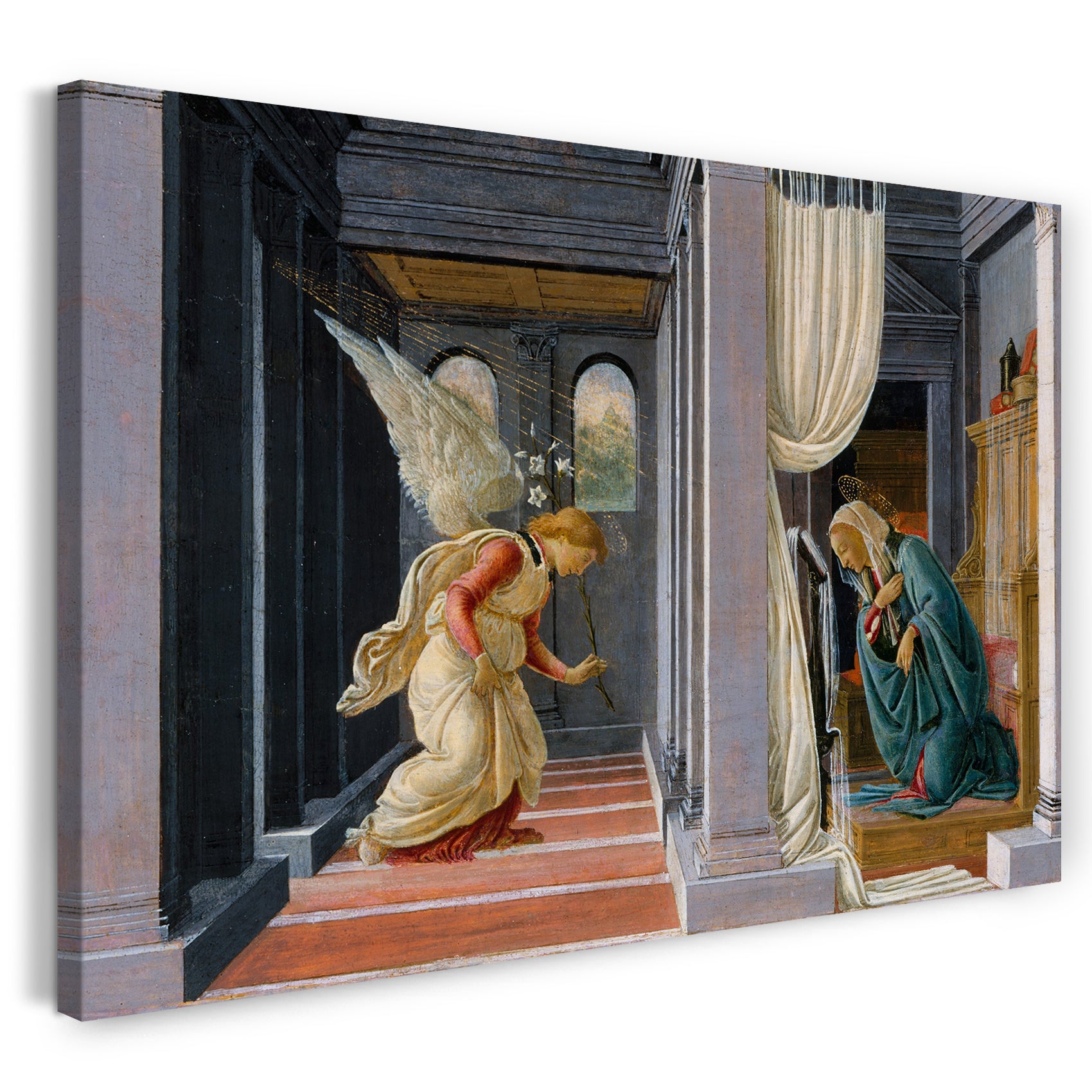 Leinwandbild Botticelli - Die Ankündigung