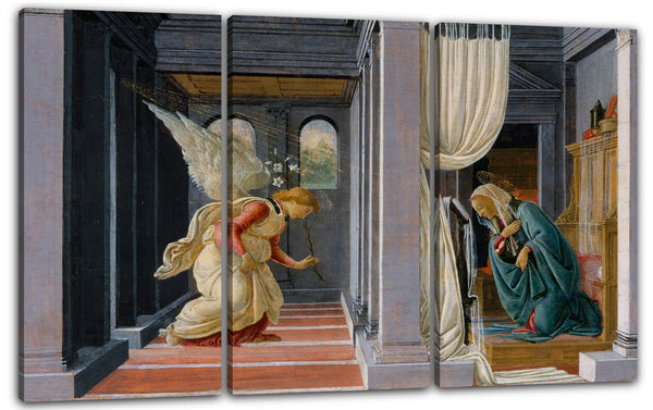 Leinwandbild Botticelli - Die Ankündigung