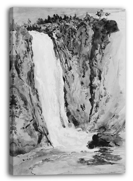 Leinwandbild John Mackie Falkner - Montmorency-Fälle, Kanada