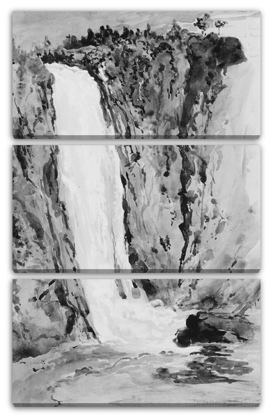 Leinwandbild John Mackie Falkner - Montmorency-Fälle, Kanada
