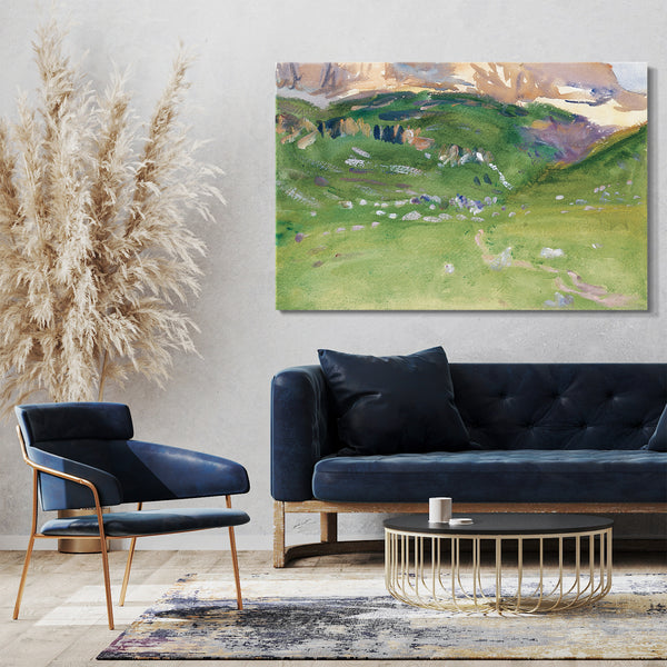 Leinwandbild John Singer Sargent - Sellaralpe, Dolomiten