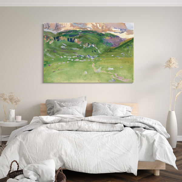 Leinwandbild John Singer Sargent - Sellaralpe, Dolomiten