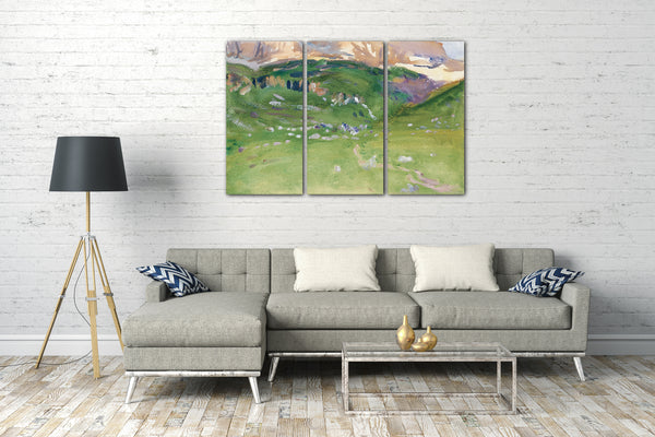 Leinwandbild John Singer Sargent - Sellaralpe, Dolomiten