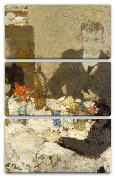 Leinwandbild Edouard Vuillard - Am Tisch