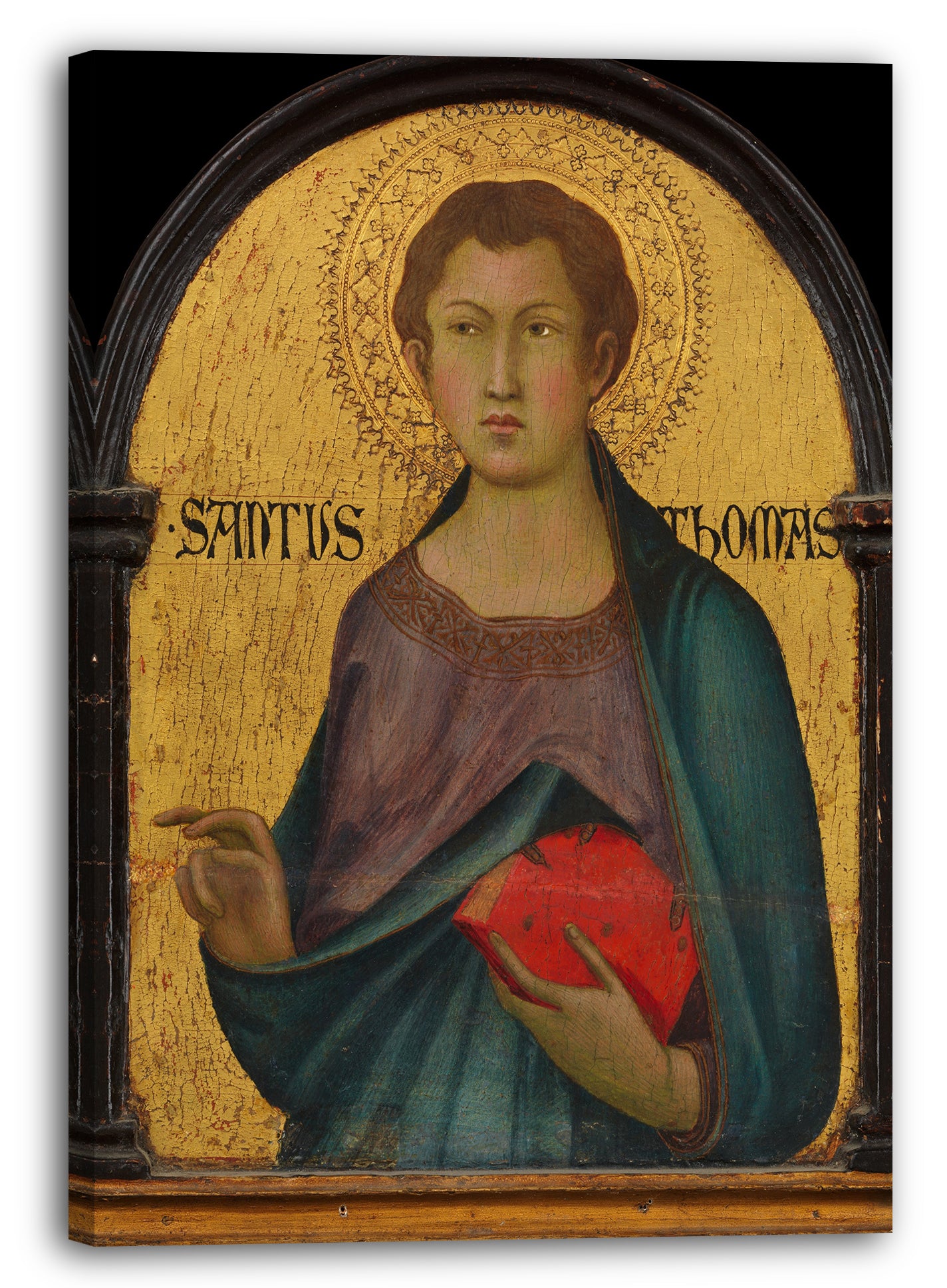 Leinwandbild Werkstatt von Simone Martini - Heiliger Thomas