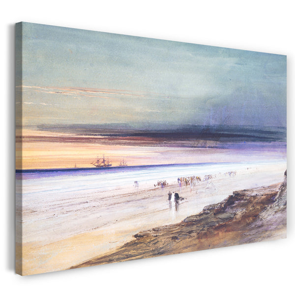 Leinwandbild James Hamilton - Strand-Szene