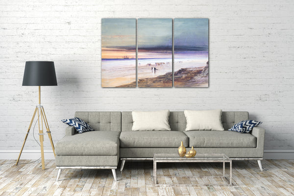 Leinwandbild James Hamilton - Strand-Szene