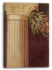 Leinwandbild Späte Republikaner - Wandmalerei Fragment aus dem Peristyl der Villa von P. Fannius Synistor in Boscoreale