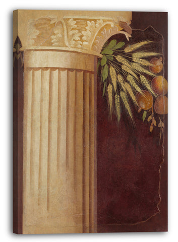 Leinwandbild Späte Republikaner - Wandmalerei Fragment aus dem Peristyl der Villa von P. Fannius Synistor in Boscoreale