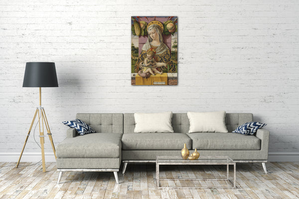 Leinwandbild Carlo Crivelli - Madonna und Kind