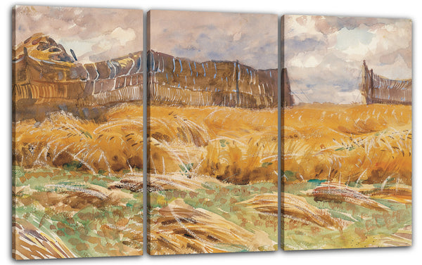 Leinwandbild John Singer Sargent - Getarntes Feld in Frankreich