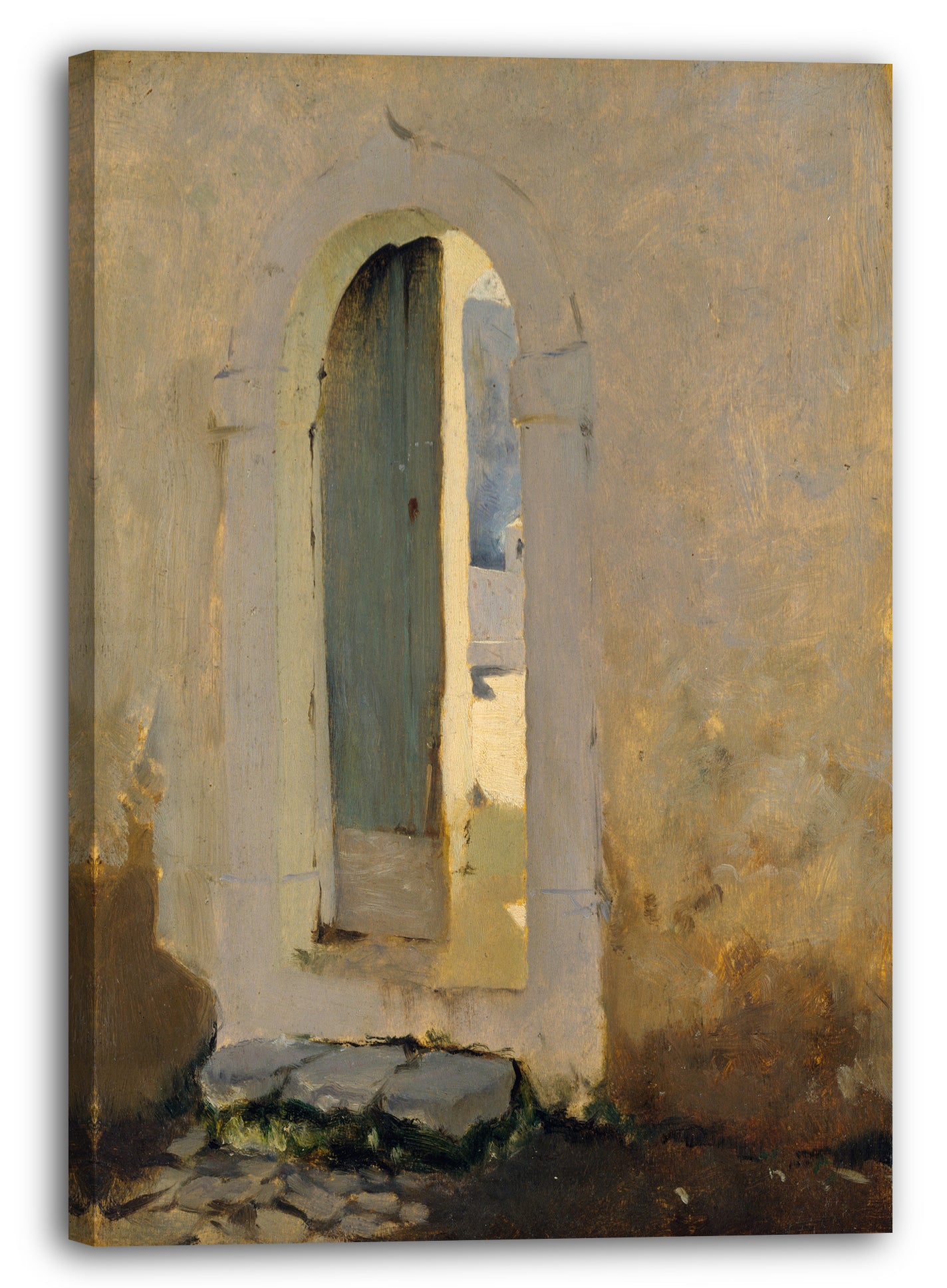 Leinwandbild John Singer Sargent - Offene Tür, Marokko