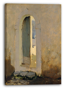 Leinwandbild John Singer Sargent - Offene Tür, Marokko