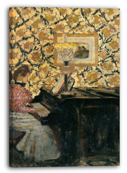 Leinwandbild Edouard Vuillard - Misia am Klavier