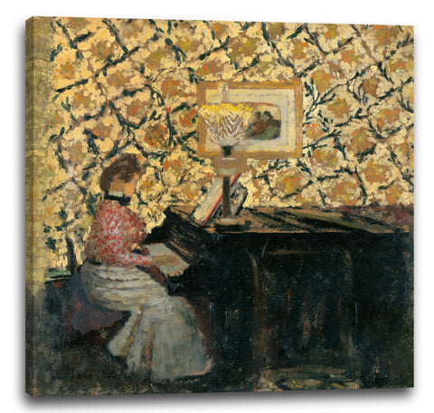 Leinwandbild Edouard Vuillard - Misia am Klavier