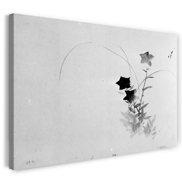 Leinwandbild Hokusai Schule - Glockenblume