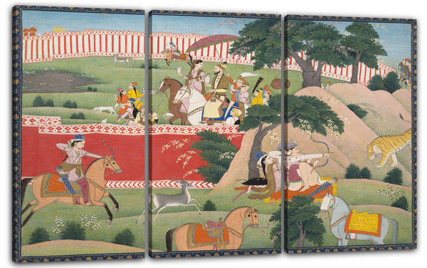 Leinwandbild ca. 1800 - Freuden der Jagd