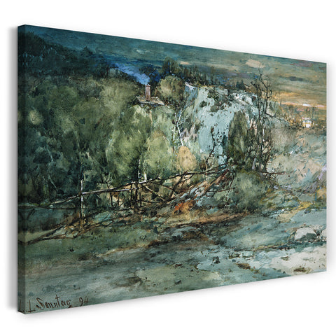 Leinwandbild William Louis Sonntag - Grenzkabine