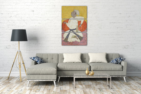 Leinwandbild ca. 1690 - Maharaja Sital Dev in Hingabe