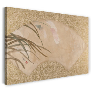Leinwandbild Shibata Zeshin - Blumen und Blätter