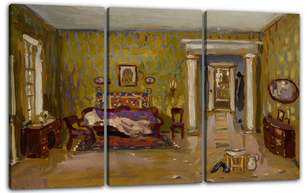 Leinwandbild Constantin Alexandrowitsch Westchiloff - Interieur für Nikolai Gogols Play Marriage