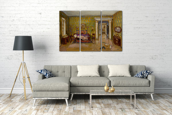 Leinwandbild Constantin Alexandrowitsch Westchiloff - Interieur für Nikolai Gogols Play Marriage