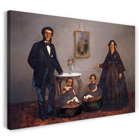 Leinwandbild W. L. Germon - Familienporträt