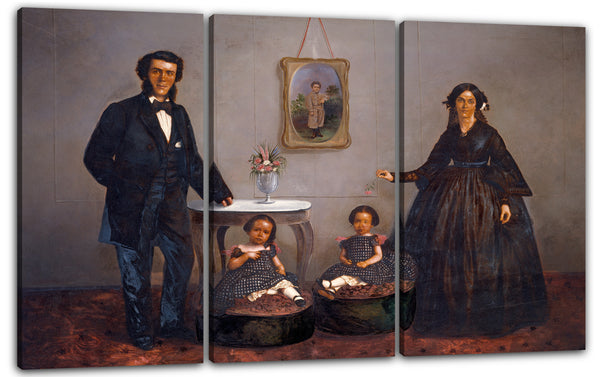 Leinwandbild W. L. Germon - Familienporträt