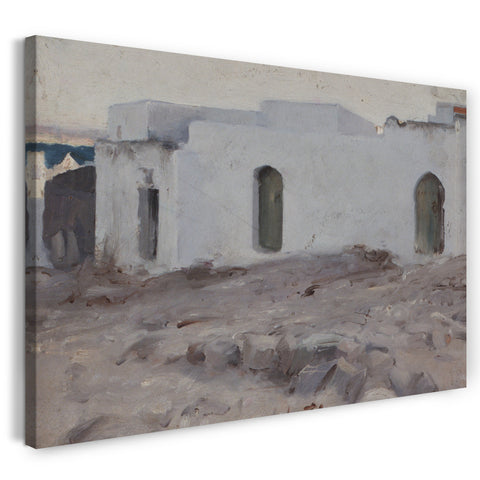 Leinwandbild John Singer Sargent - Maurische Gebäude an einem bewölkten Tag