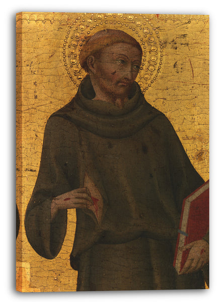 Leinwandbild Sano di Pietro - Heiliger Franziskus