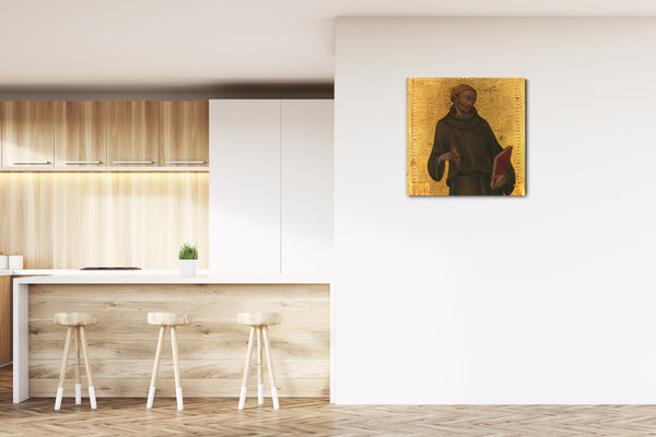Leinwandbild Sano di Pietro - Heiliger Franziskus