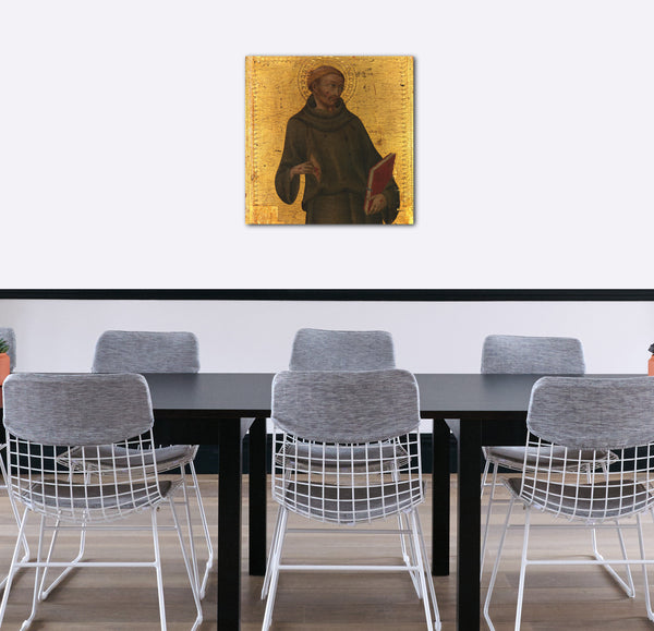 Leinwandbild Sano di Pietro - Heiliger Franziskus