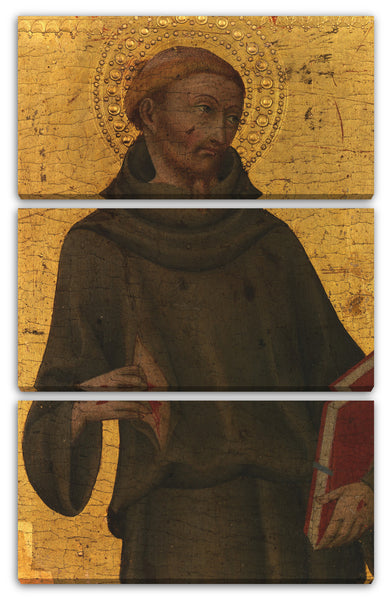 Leinwandbild Sano di Pietro - Heiliger Franziskus