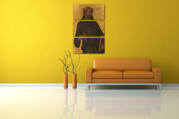 Leinwandbild Sano di Pietro - Heiliger Franziskus