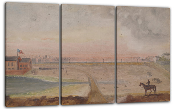 Leinwandbild William P. Chappel - Miliz-Bohren