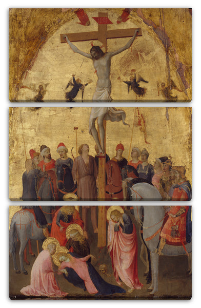Leinwandbild Fra Angelico - Die Kreuzigung