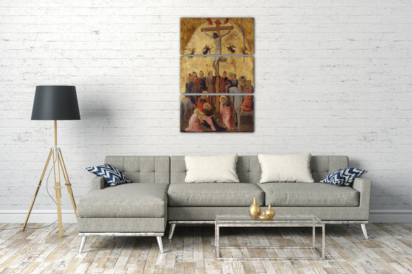 Leinwandbild Fra Angelico - Die Kreuzigung