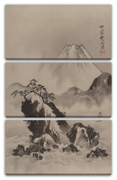 Leinwandbild Kawanabe Kyōsai (Japanisch, 1831-1889) - Berg Fuji